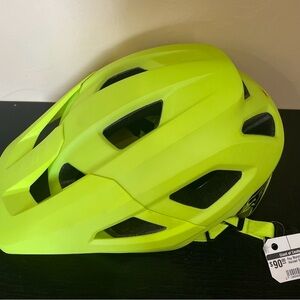 Fox Mainframe Unisex Neon Green Bike Helmet